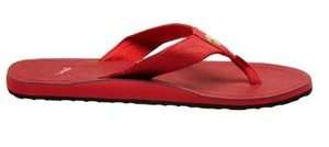   FERRARI Logo Surf Rider Sandals Mens Red Formula 1 Flip Flops Shoes