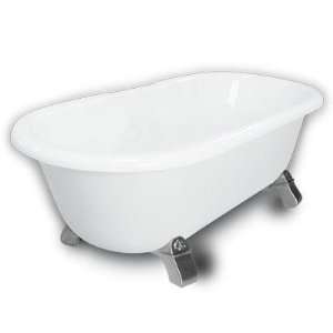   WW DM3 M2 45 SN Madeline Double Ended Clawfoot Bathtub in White, Armad