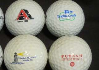 12 Logo Golf Balls American Cancer Society Taz Columbia Electric PPL 