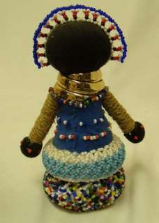 NDEBELE FERTILITY DOLLS & APRON HAND BEADED SOUTH AFRICAN TRADITIONAL 