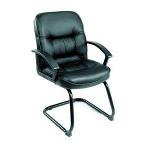  Boss Mid Back Leather Plus Guest Chair
