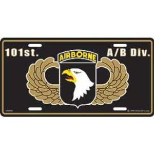  U.S. Army 101st Airborne License Plate Automotive