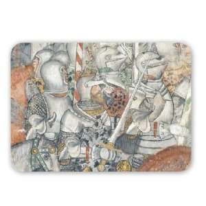  Army, detail of a battle scene (fresco) by   Mouse Mat 