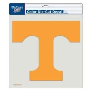  Tennessee Volunteers UT NCAA 8 X 8 Color Die Cut Decal 