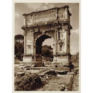  1925 Arch Titus Arco Tito Roman Forum Foro Romano Rome 