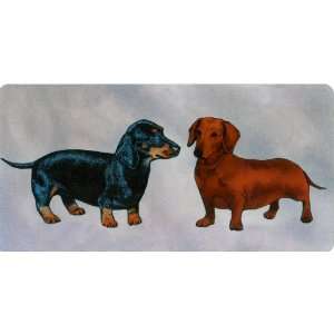 DACHSHUND DOGS License Plate 799