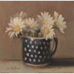    Pitcher of Daisies   Poster by Donna Harkins (8x8)