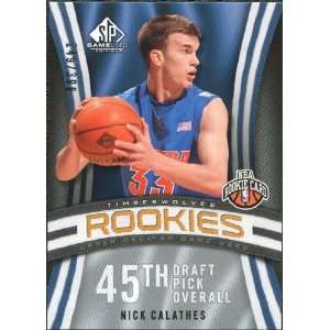  2009/10 Upper Deck SP Game Used #127 Nick Calathes /399 