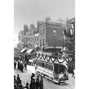  Vintage Art First Tramway, London   04398 9