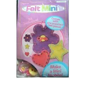 MINI MOBILE FOR AGES 6 AND UP   FELT MINIS KIT FROM COLORBOK   KIT 