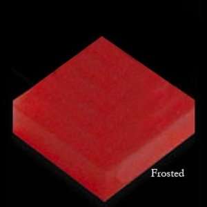 Mirage Tile Glass Mosaic Plain Color 5/8 x 4 Ruby Red Frosted Ceramic 