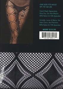 Seamless Valentina Diamond Mesh Pantyhose tights $19.95  