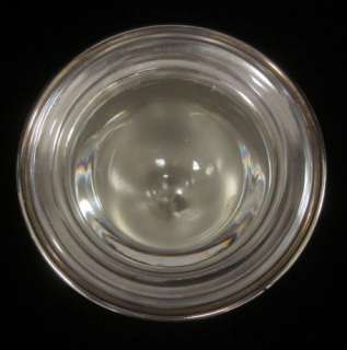 VALENTI Silver Toned Tall Caviar Cup With Glass Insert  
