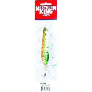 Northern King Lures Trolling Spoon (Chartreuse/Green/Red, 3 3/4 Inch 