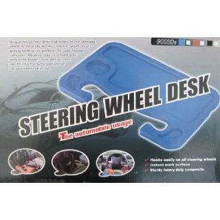 Car Laptop/Eating Steering Wheel Desk (Black) by Comfort Wheels