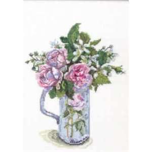  Redoute (Mauve Roses in Pitcher) kit (cross stitch) Arts 