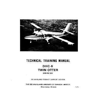   Havilland DHC 6 Aircraft Training Manual De Havilland Cananda Books