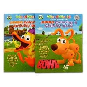    Word World Jumbo Coloring and Activity Book Dog Toys & Games
