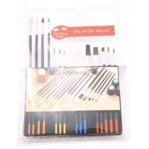   15 pc Professional Artist Paint Brushes Sets Arts, Crafts & Sewing