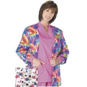  Medline 6109SNFNL Peaches Cardigan Jacket Snowman Fun 