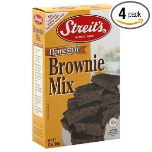 Streits Brownie, Gourmet Fudge, Passover, 12 Ounce (Pack of 4 