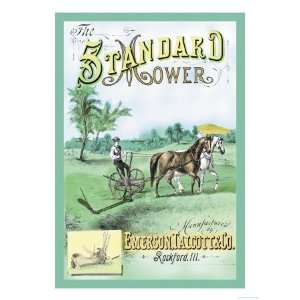  The Standard Mower Giclee Poster Print by C.e. Hoffman 