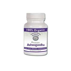  Ashwagandha   Organic Raw Herb 500 Mg. 60 Vegcaps (Pack of 