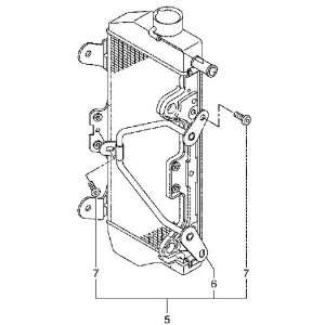    Yamaha OEM Right Radiator 2006 2009 YZ450F YZ 450F YZF Automotive