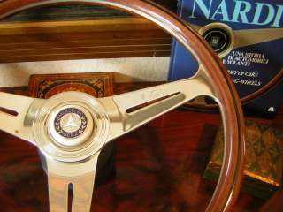 Mercedes W107 350 SL 450 SL SLC 72   75 Nardi Wood Steering Wheel 15.3 