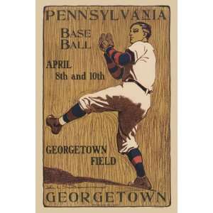  Pennsylvania Baseball   Georgetown Field 20x30 Poster 