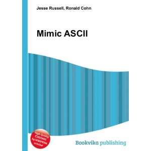  Mimic ASCII Ronald Cohn Jesse Russell Books