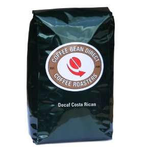 Green Unroasted Decaf Costa Rican, Whole Bean Coffee, 5 Pound Bag 