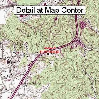 USGS Topographic Quadrangle Map   Ashland, Kentucky 