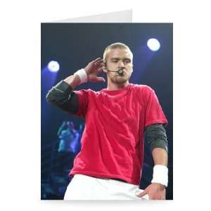  Justin Timberlake   Greeting Card (Pack of 2)   7x5 inch 