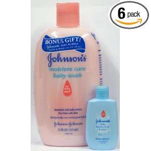 Johnsons Baby Wash, Moisture Care Enriched with Baby Lotion, 15 Oz 