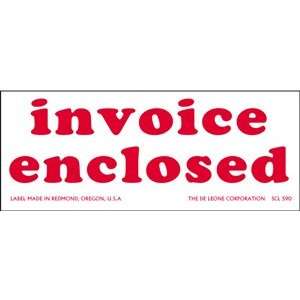  Invoice Enclosed Labels, 2 X 5, scl 590, 500 Per Roll 