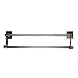   Top Knobs STK9AP 20in. Stratton Double Rod Towel Bar