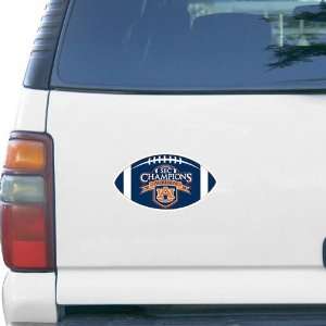  Auburn Tigers 12 2010 SEC Champions Football Car Magnet 