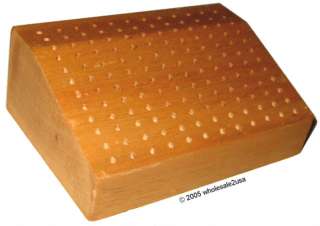 USED Display Wood Block Dremel Bit Organizer 144 Holes  