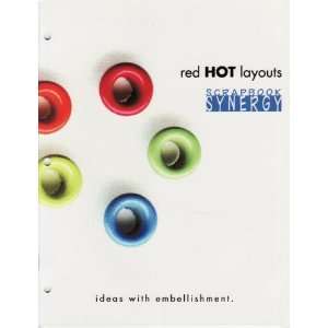 Red Hot Layouts Scrapbooking Idea Book Arts, Crafts 