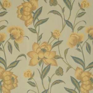  Hillier Floral Coriander Indoor Upholstery Fabric Arts 