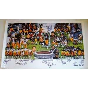   by (55) S.B. CHAMPS JSA   Autographed NFL Art