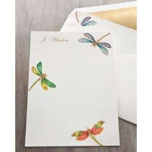  Caspari 100 Dragonfly Cards with Personalized Envelopes 