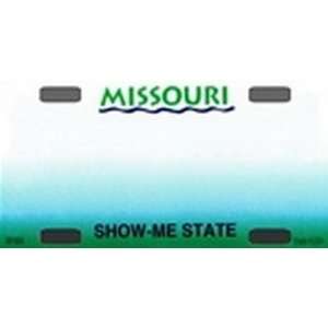 BP 068 Missouri State Background Blanks FLAT   Bicycle License Plates 