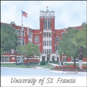  University Of St. Francis Absorbent Coasters Kitchen 