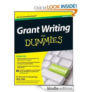 Grant Writing For Dummies (For Dummies (Business & Personal Finance 