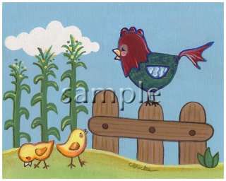 Countryside/farm animals /Nursery/Kids/Baby bedding Art  