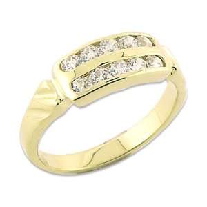 Unique items Ladies Ring in Yellow 18 karat Gold with Diamond, form 