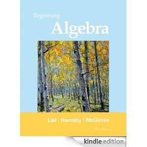 Beginning Algebra John Hornsby, Margaret L. Lial, Terry McGinnis 