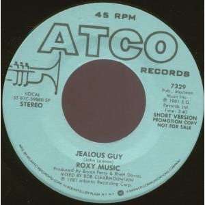  JEALOUS GUY 7 INCH (7 VINYL 45) US ATCO 1981 ROXY MUSIC Music